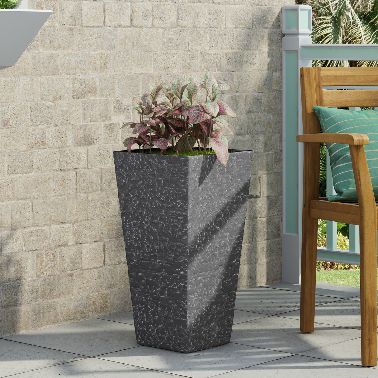 Classic-Gray-Magnesium-Oxide-Planter-Pots-&-Planters