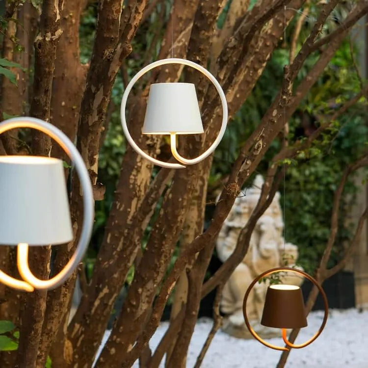 Rechargeable LED Pendant Light Portable Hanging Lamp Indoor Outdoor Dimmable