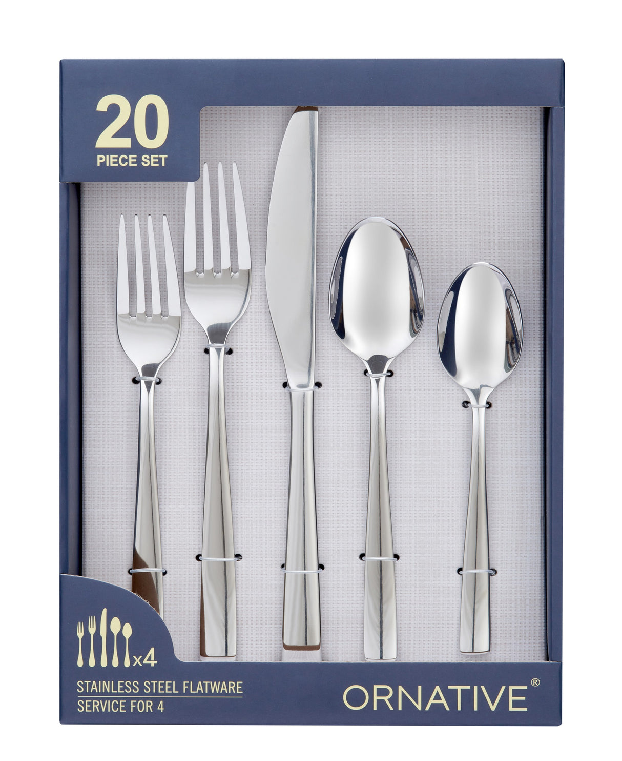Lola 20 Pc Flatware Set