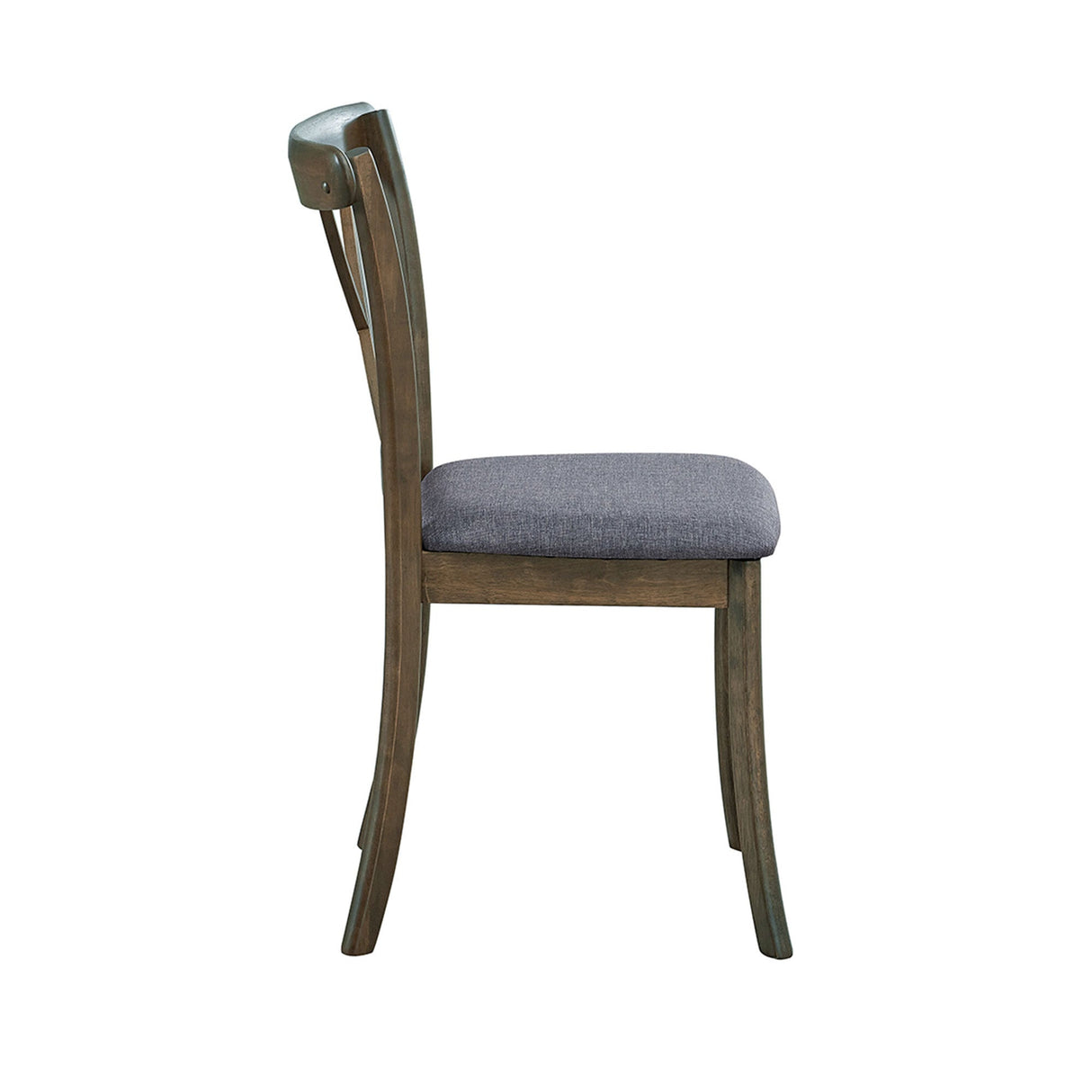 Wooden X Back Dining Chairs Set of 2