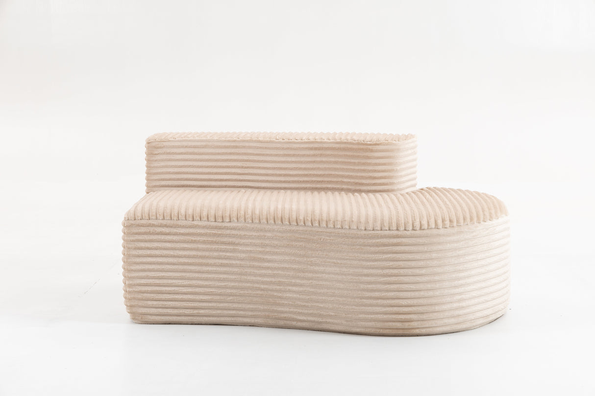 110.24" Fully Compressed Sofa with 2 Lumbar Pillows