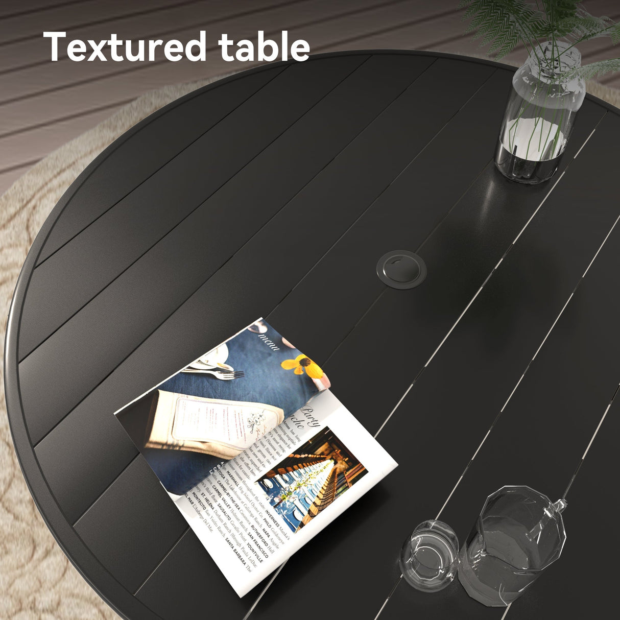 7 Pieces Outdoor Patio Dining Set