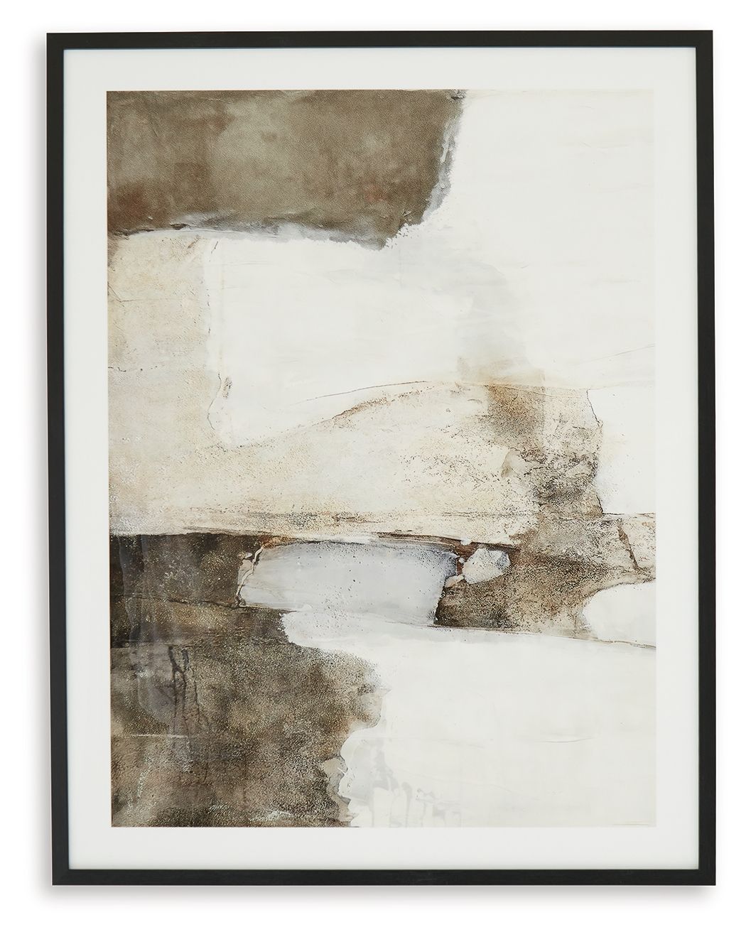 Aldricton - Wall Art - Brown / White