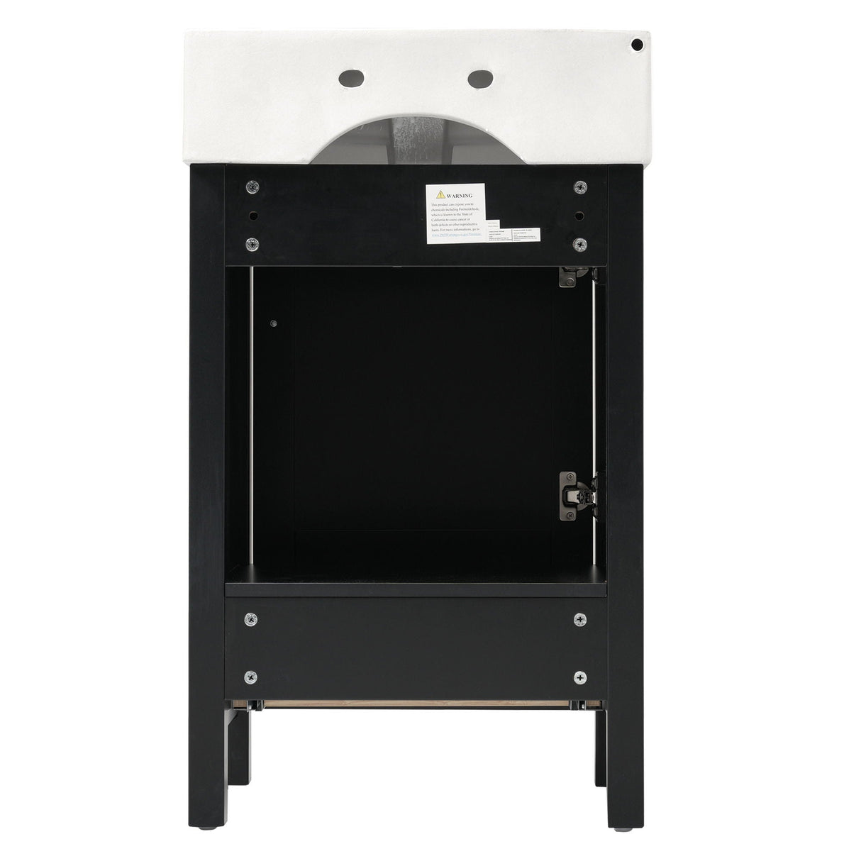 Bathroom Vanity With Sink, Frame And Drawer