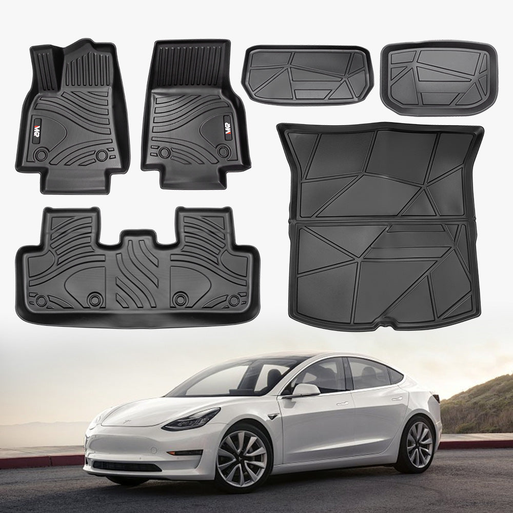 All-Weather TPE Floor Mats for Tesla Model Y 2021-2022