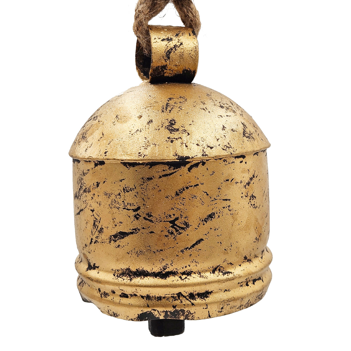 D5.5x7.5" Iron Hanging Bell - Set of 4 Decorative Ornaments