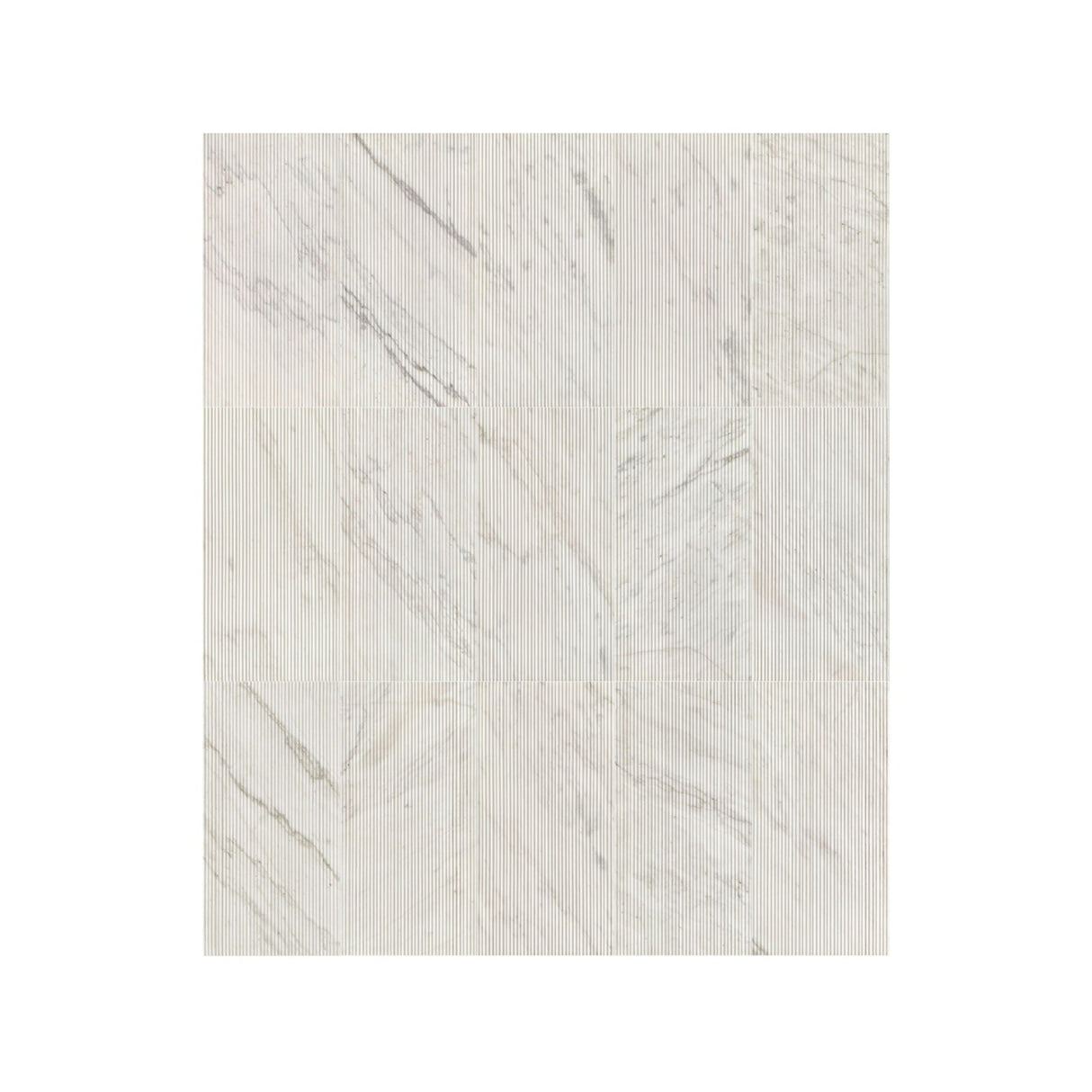 Snow Mountain Ol Textured Marble Tiles For Wall Decoration - White / Natural