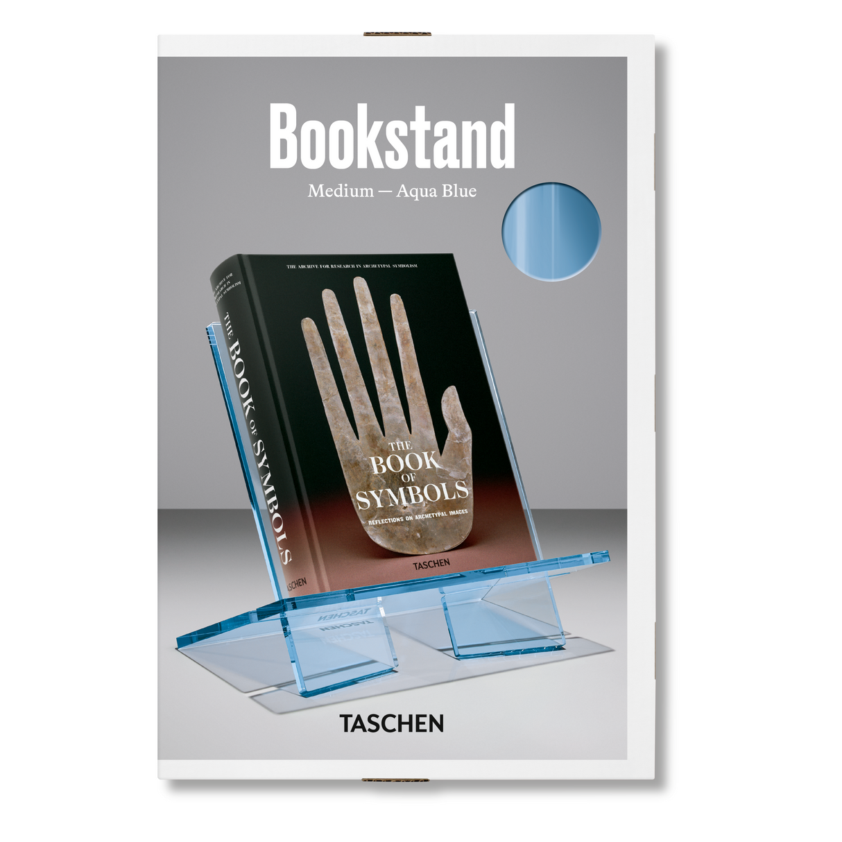Bookstand. Medium. Aqua Blue