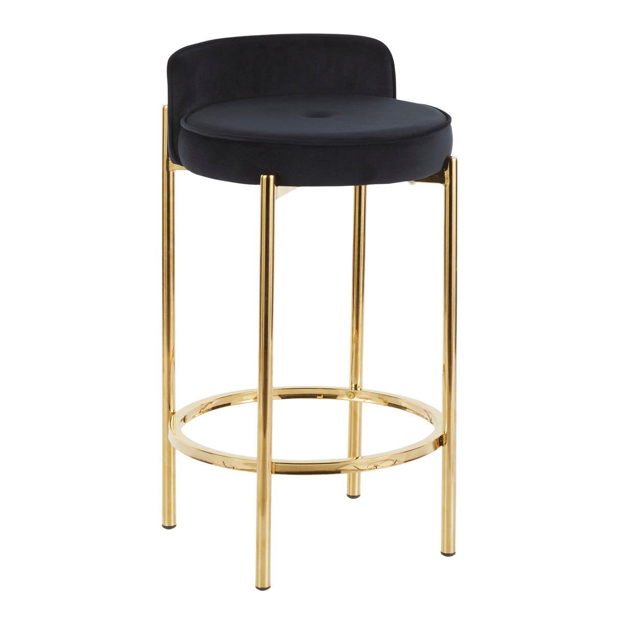Chloe Contemporary Counter Stool Set of 2