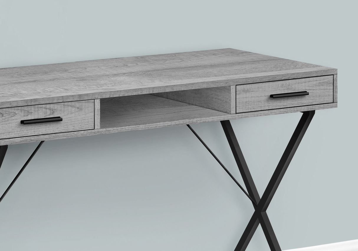 Computer Desk with Storage Drawers in Contemporary Style