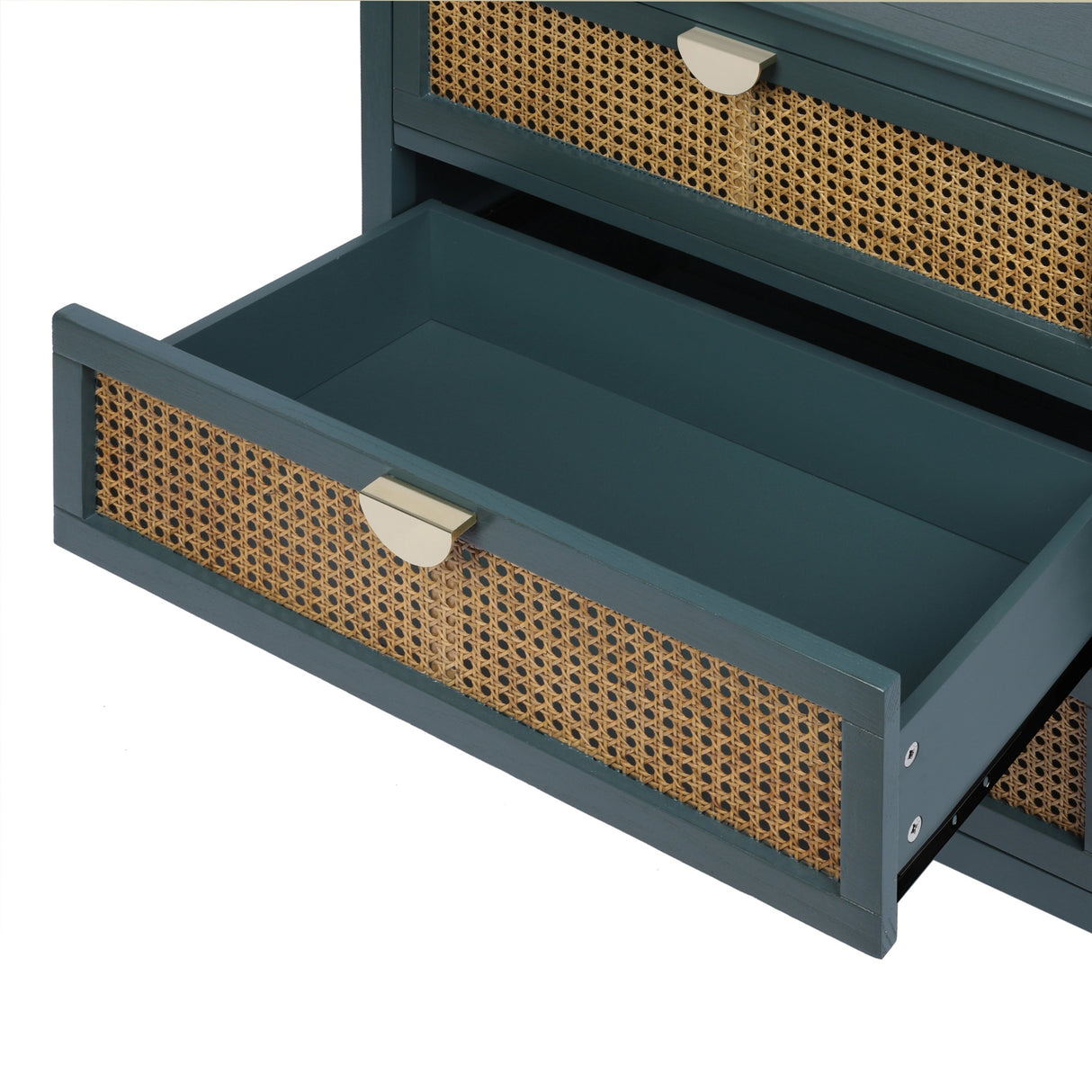 3 Drawer Cabinet Natural Rattan