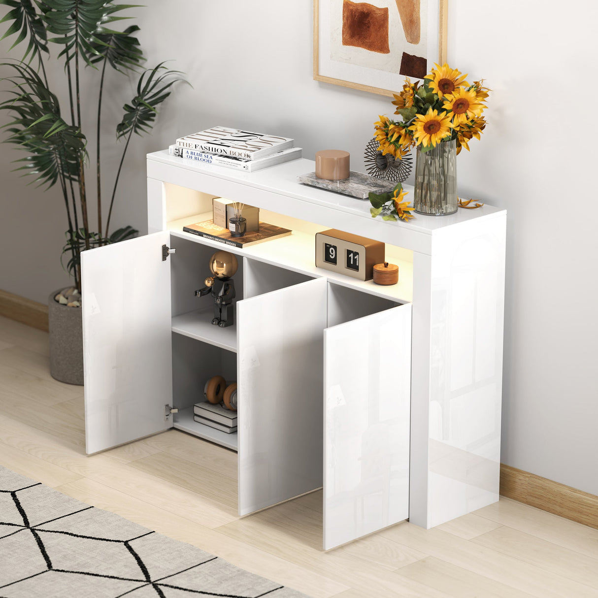 Living Room Sideboard Storage Cabinet