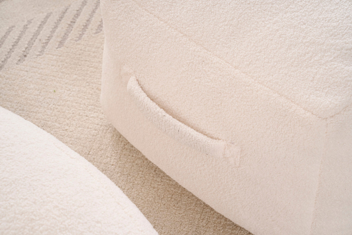 Foam Bean Bag Chairs for Adults/Teens with Filling and Chenille Cover