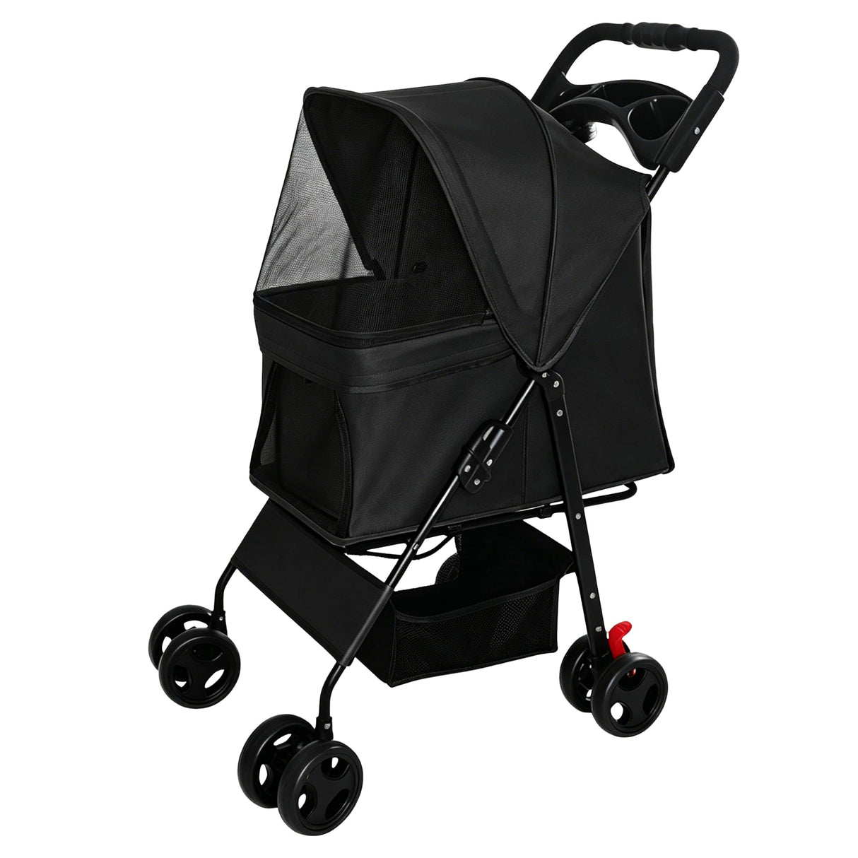 Foldable Pet Stroller for Small Dogs and Cats Under 28 lbs
