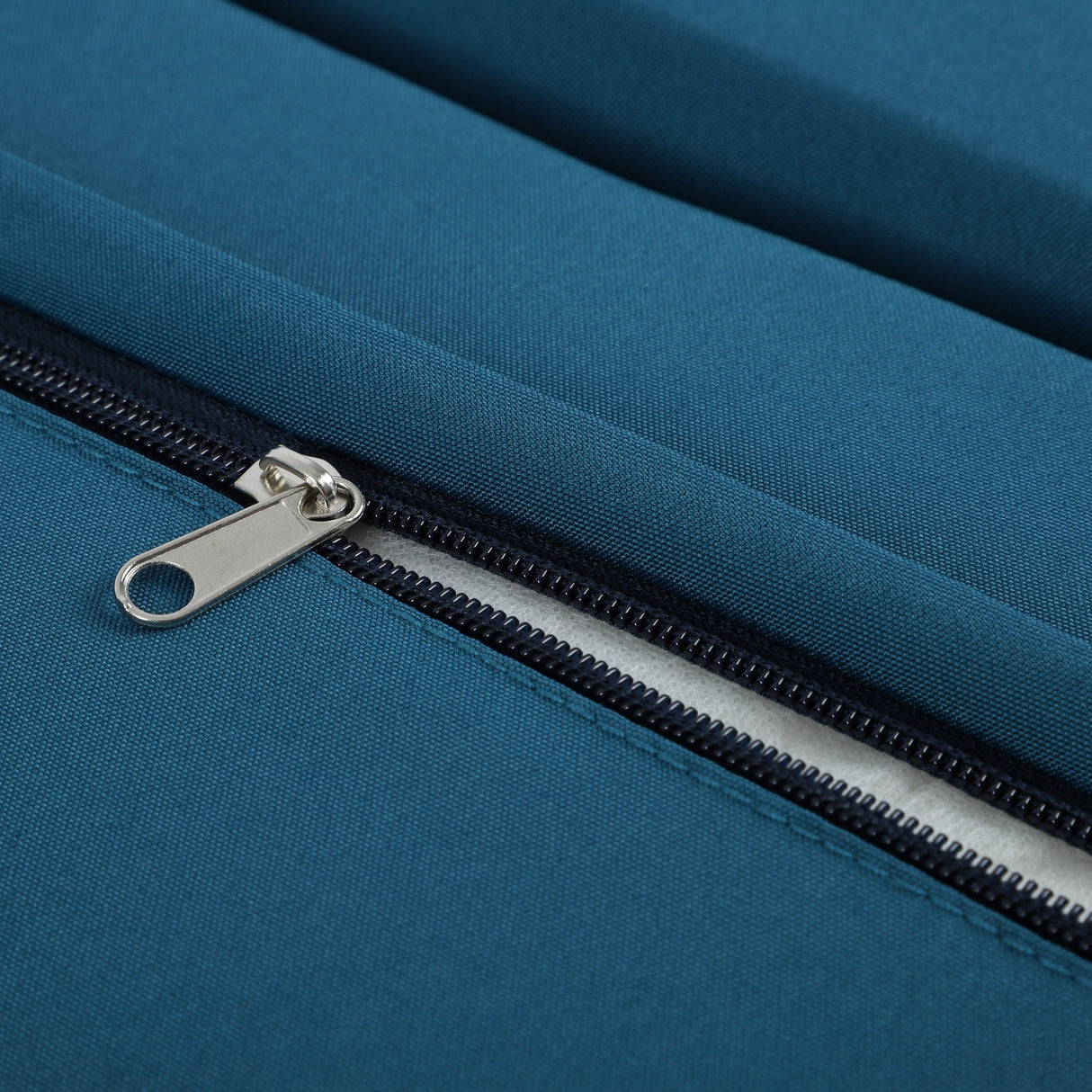 Outdoor Lounge Chair Cushion Set - Lake Blue Polyester, UV & Fade Resistant, 2PCS