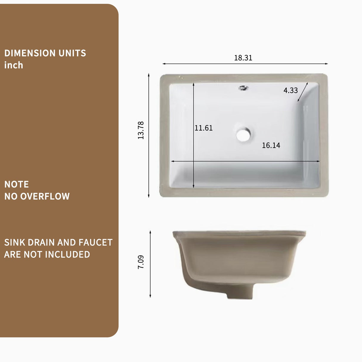 Undermount Bathroom Sink