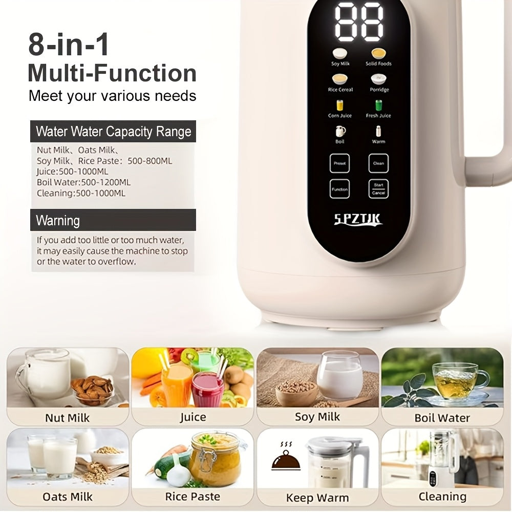 Nut Milk Maker Blender 21000RPM – 40oz Soy, Oat, Smoothie, Food Processor