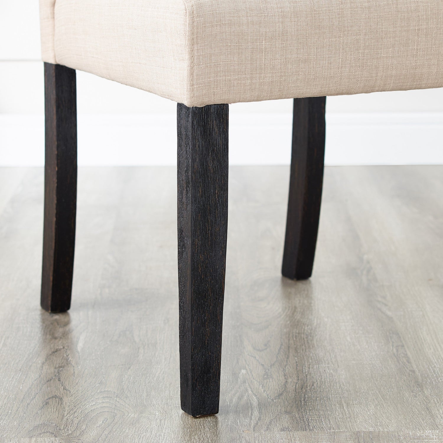 Levi Driftwood-Finished Solid Wood Dining Set