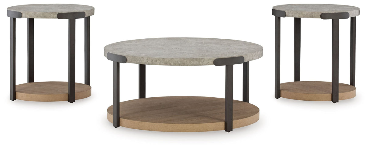 Darthurst - Occasional Table Set (Set of 3) - Light Brown