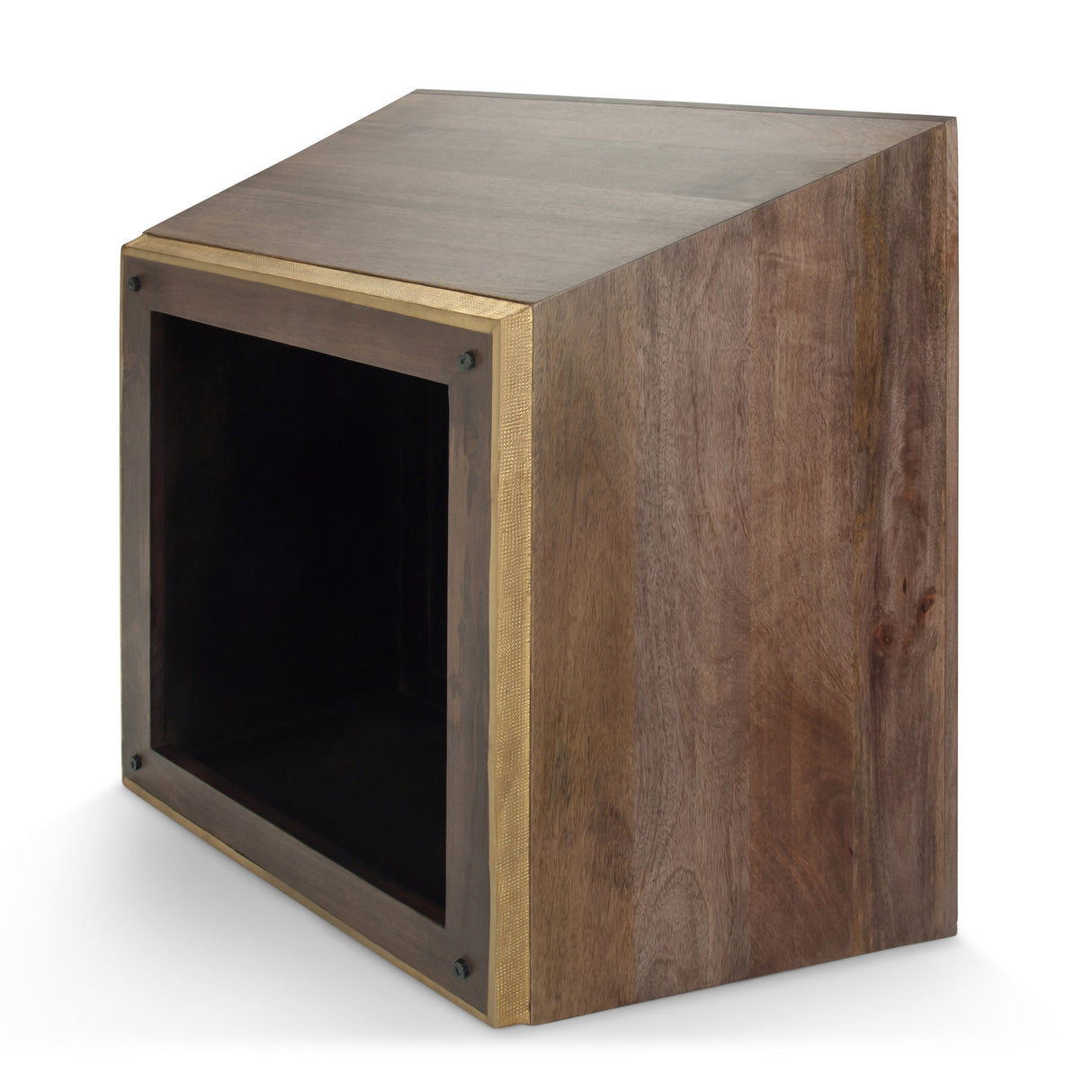 Abba Square Coffee Table - Dark Brown