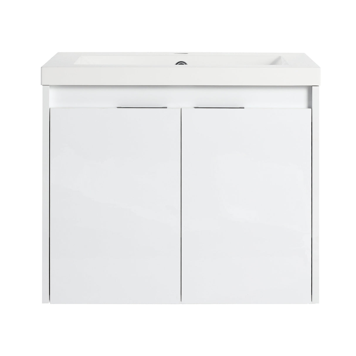 24" Bathroom Vanity With Resin Sink