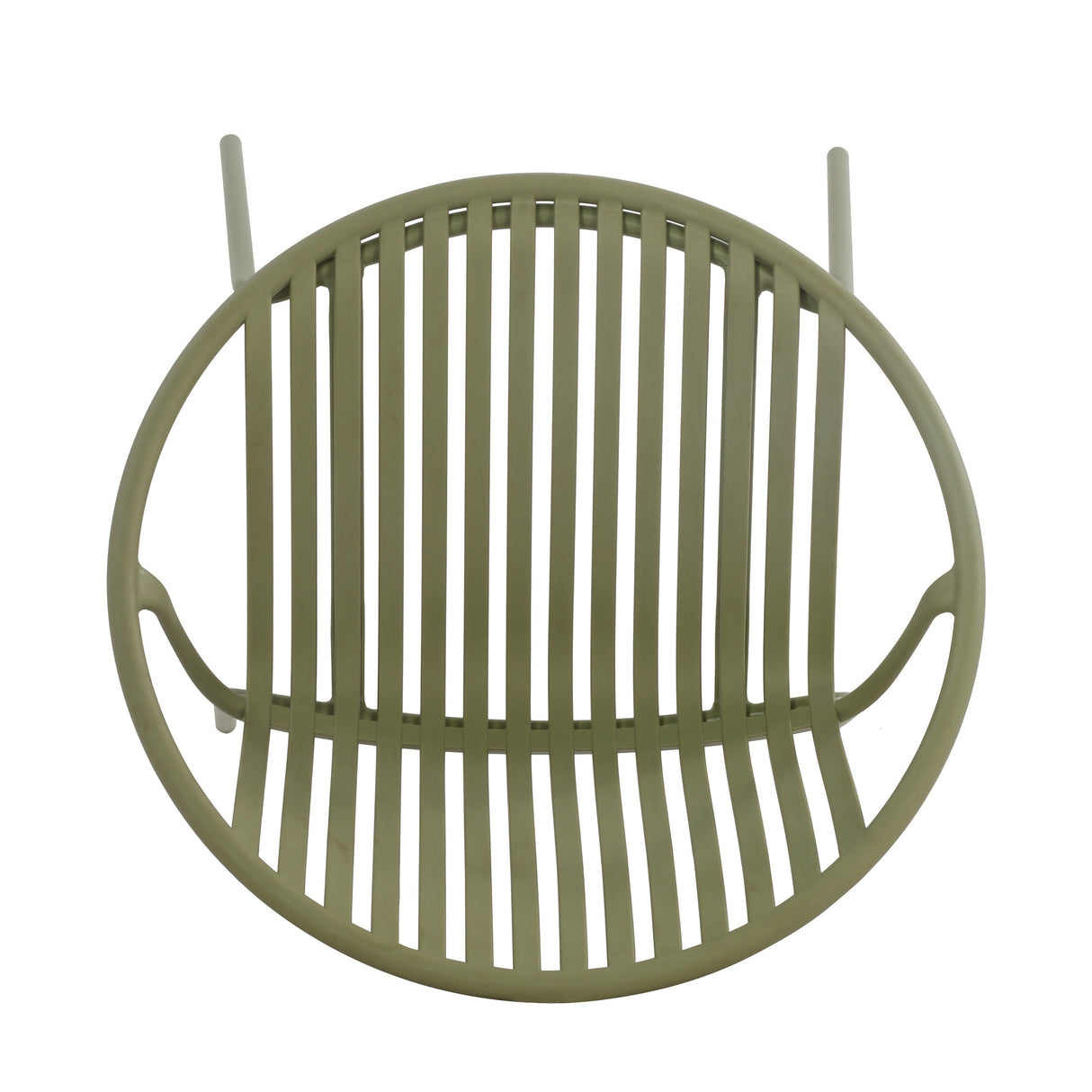 Patio Dining Chairs Stackable Chairs with Breathable Design (Set of 2)