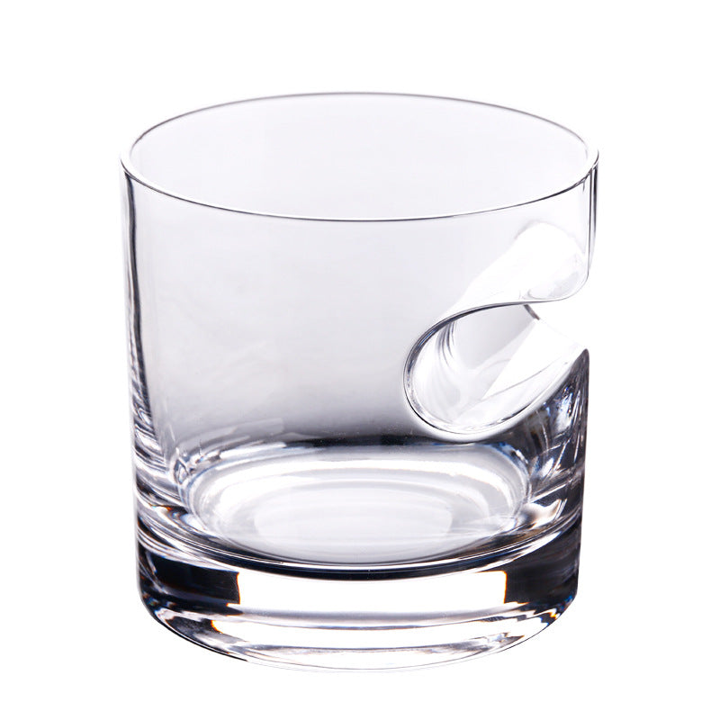 2-Pack Whiskey Glass with Built-in Cigar Rest and Cigar Cutter