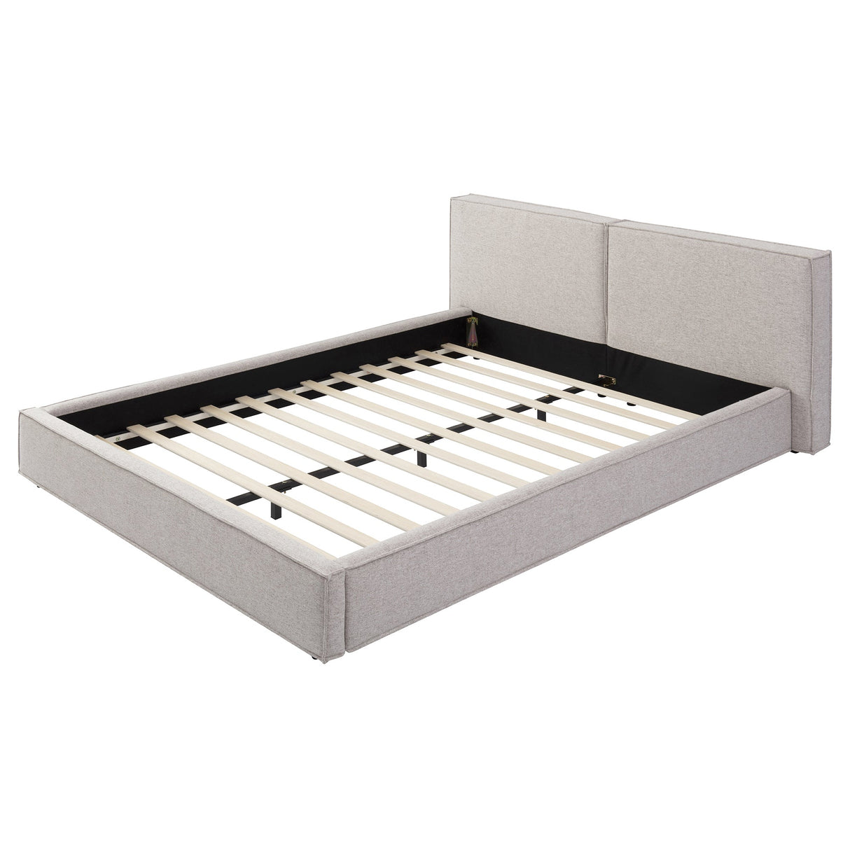 Modern Tufted Queen Size Upholstered Platform Bed Frame
