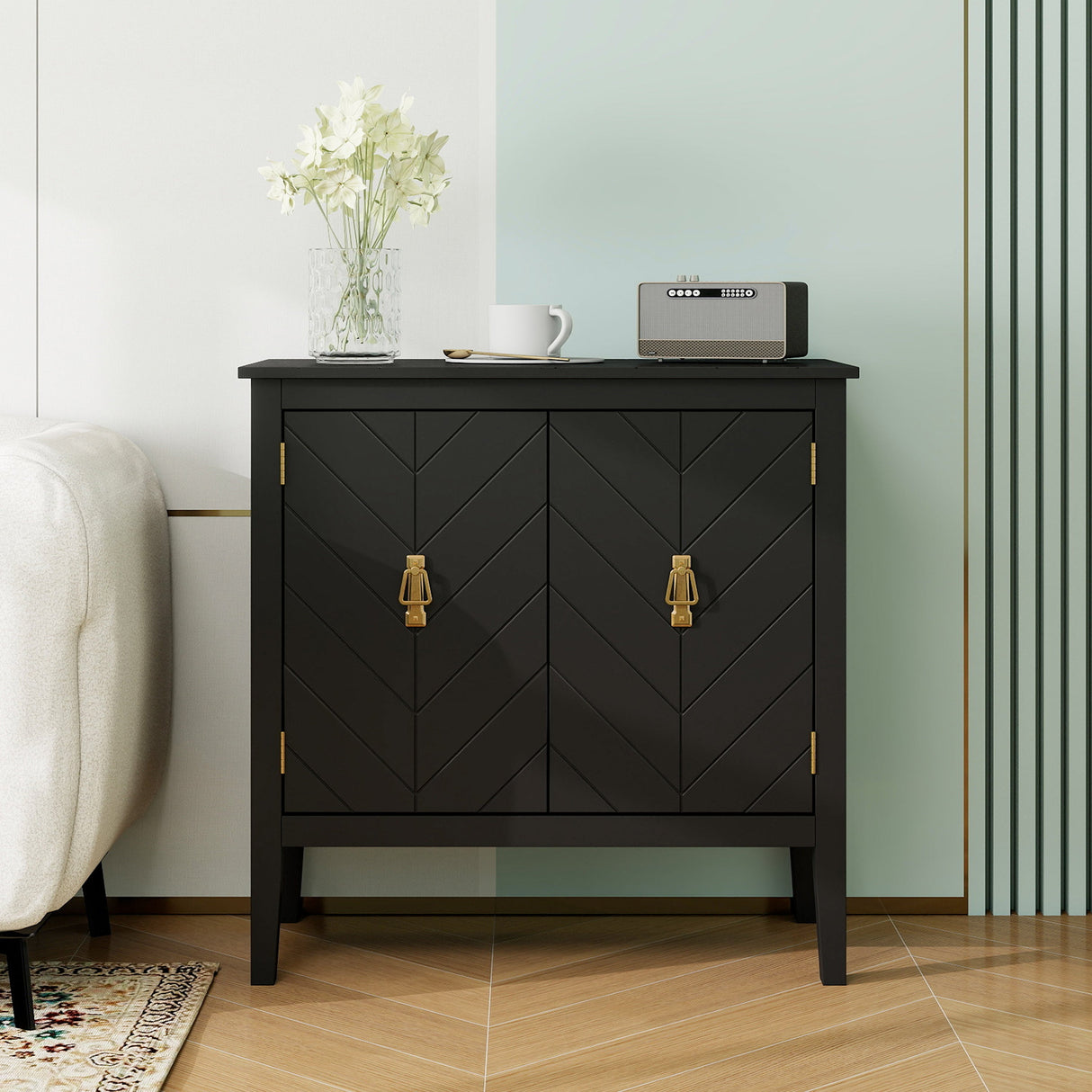 Vintage-Style-2-Door-Wooden-Sideboard-Buffets-&-Sideboards