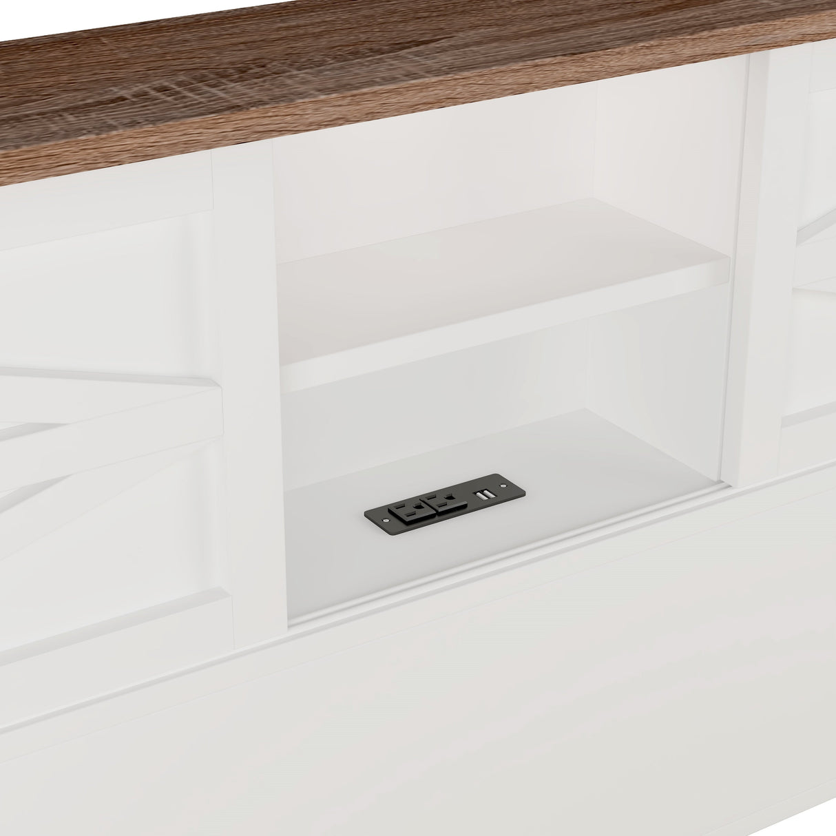 3-Piece Full Size Farmhouse Platform Bed Set with Storage