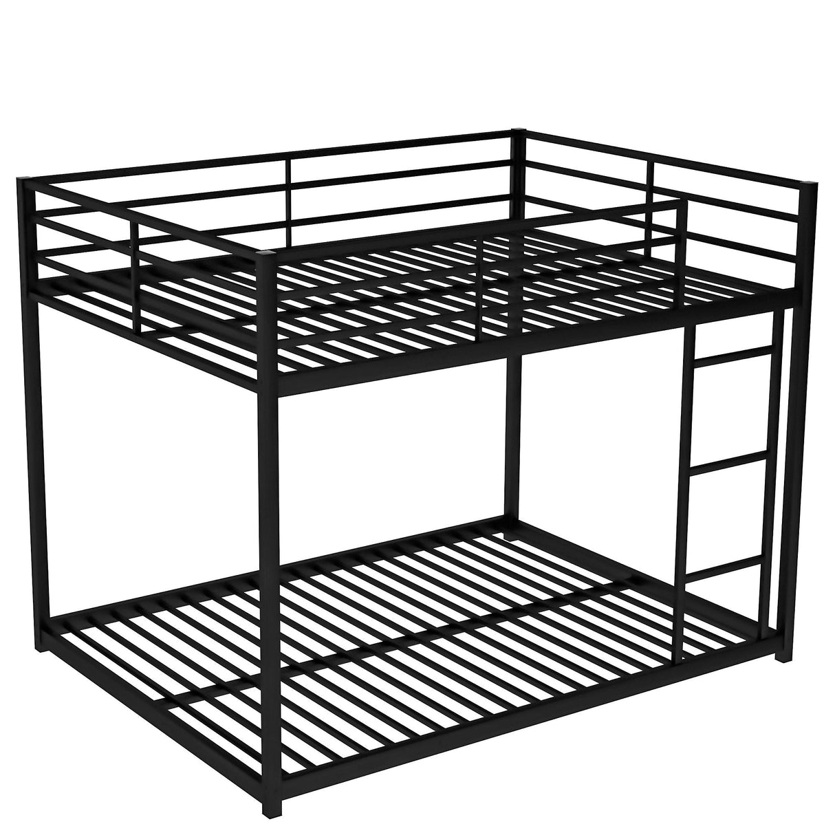 Metal Bunk Bed, Low Bunk Bed With Ladder