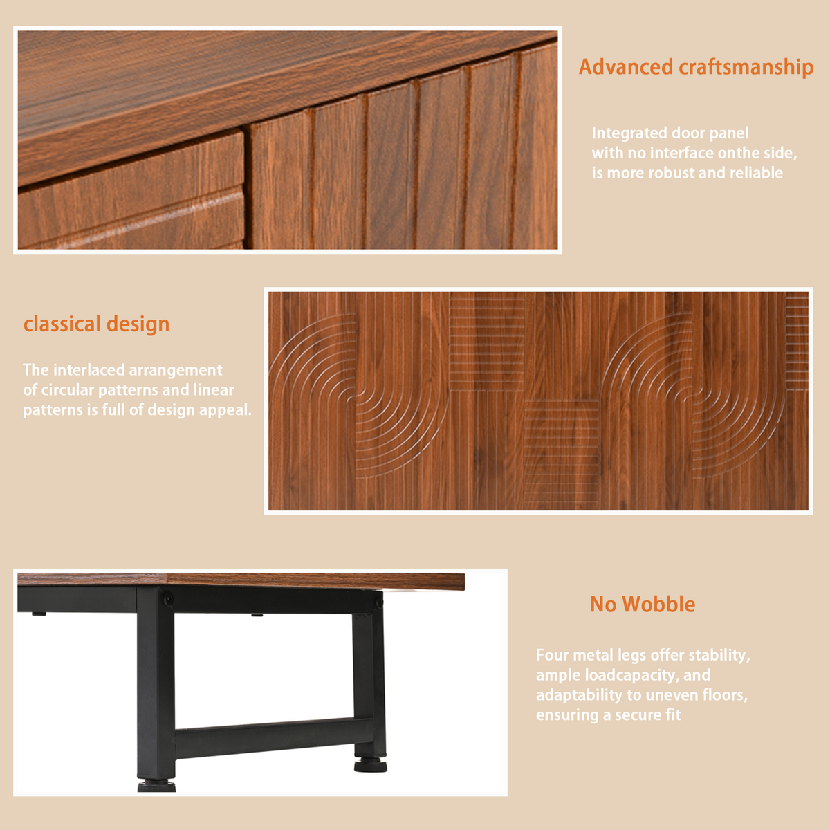 Mid-Century Modern Server, Sideboard & Buffet