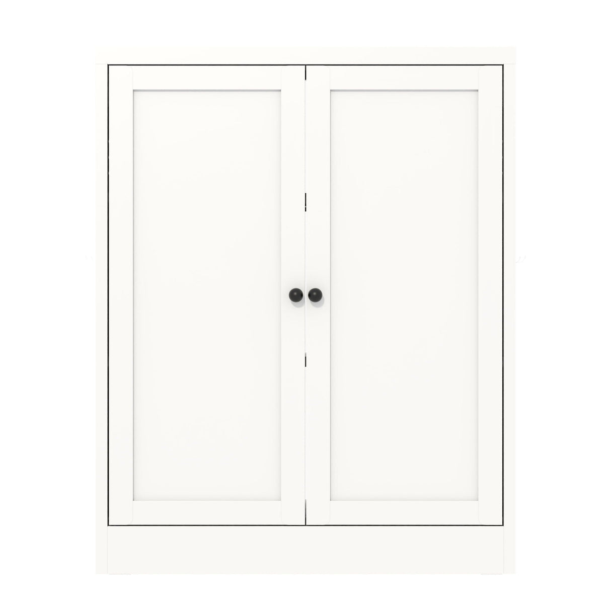Pantry Cabinet With Adjustable Shelves Freestanding Kitchen Storage Organizer - White