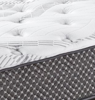 Md 10" quilted hybrid mattress, medium firm