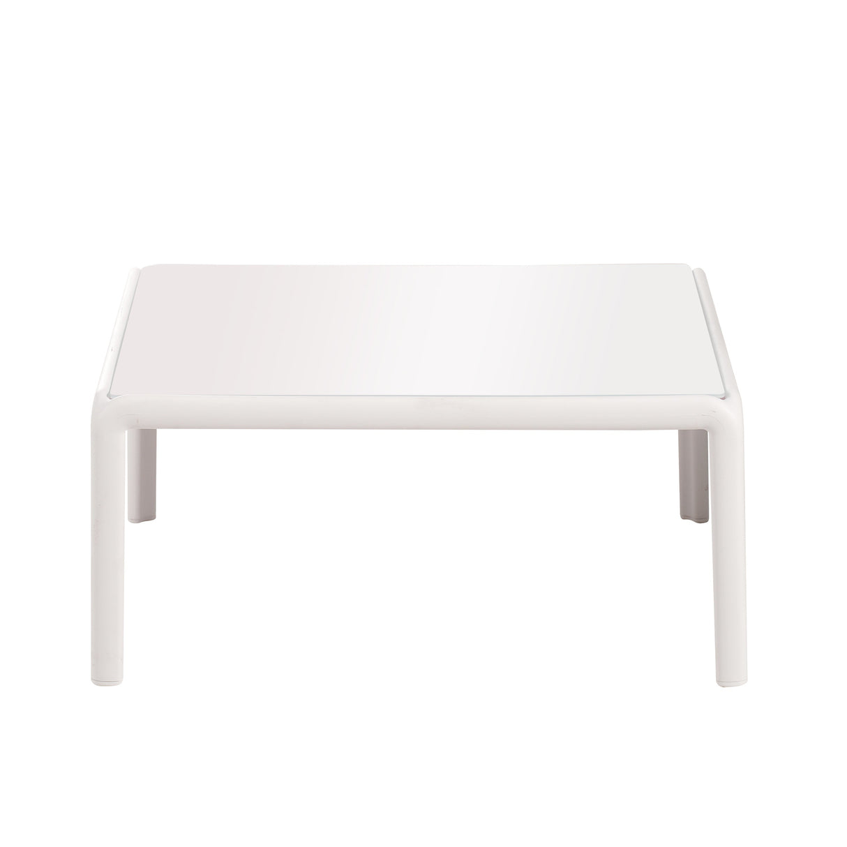 The Sleek All-Weather Resin Outdoor Loveseat and Coffee Table Set