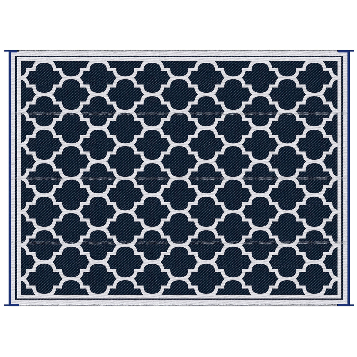 Reversible outdoor rug carpet, 9' x 18' waterproof
