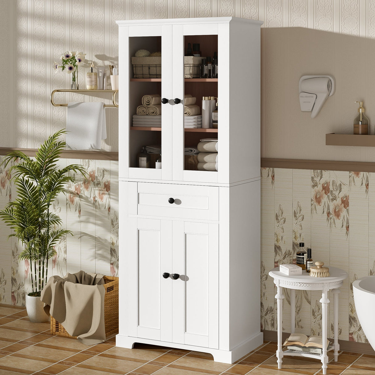 67.2' Tall Bathroom Storage Cabinet
