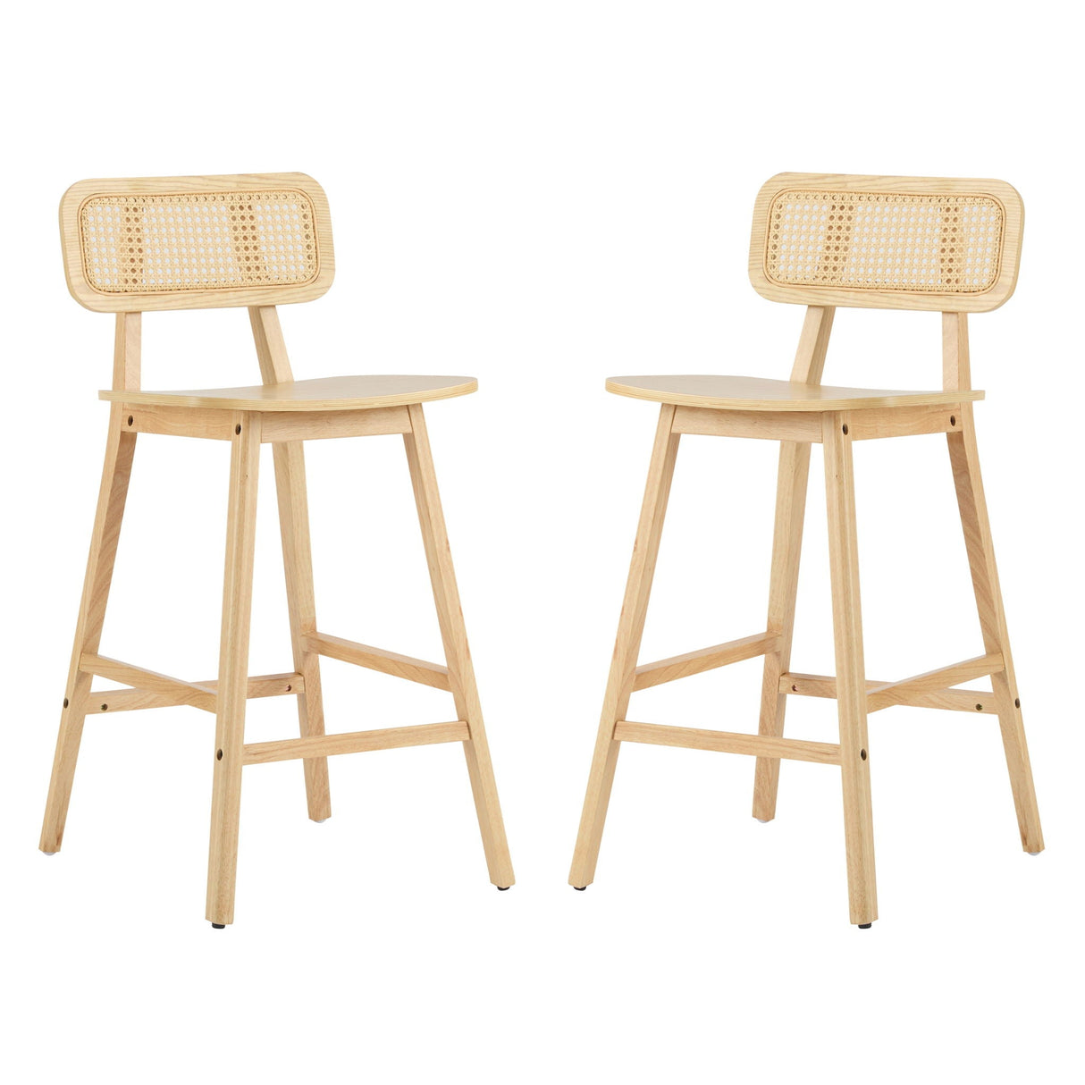 Bari - Indoor Wood Barstool (Set of 2)