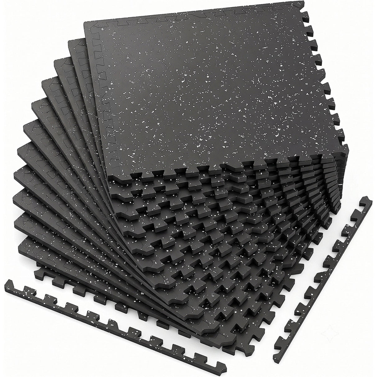 0.6 Inch Thick Interlocking Gym Floor Mats