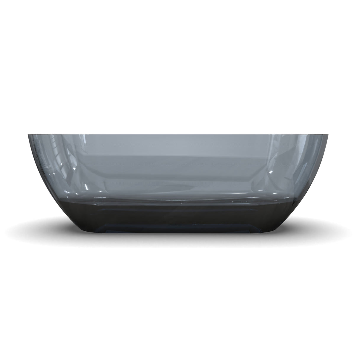 68.9 Inch Translucent Freestanding Bathtub