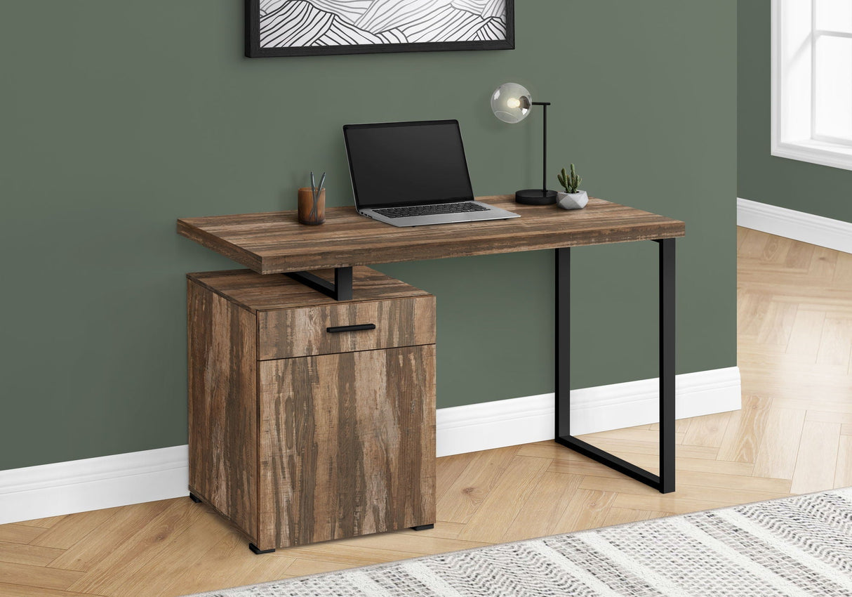 Contemporary Computer Desk with Storage Drawers
