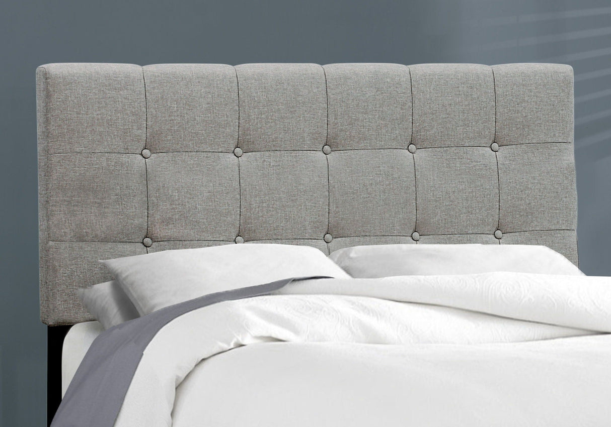 Transitional Upholstered Bed Frame