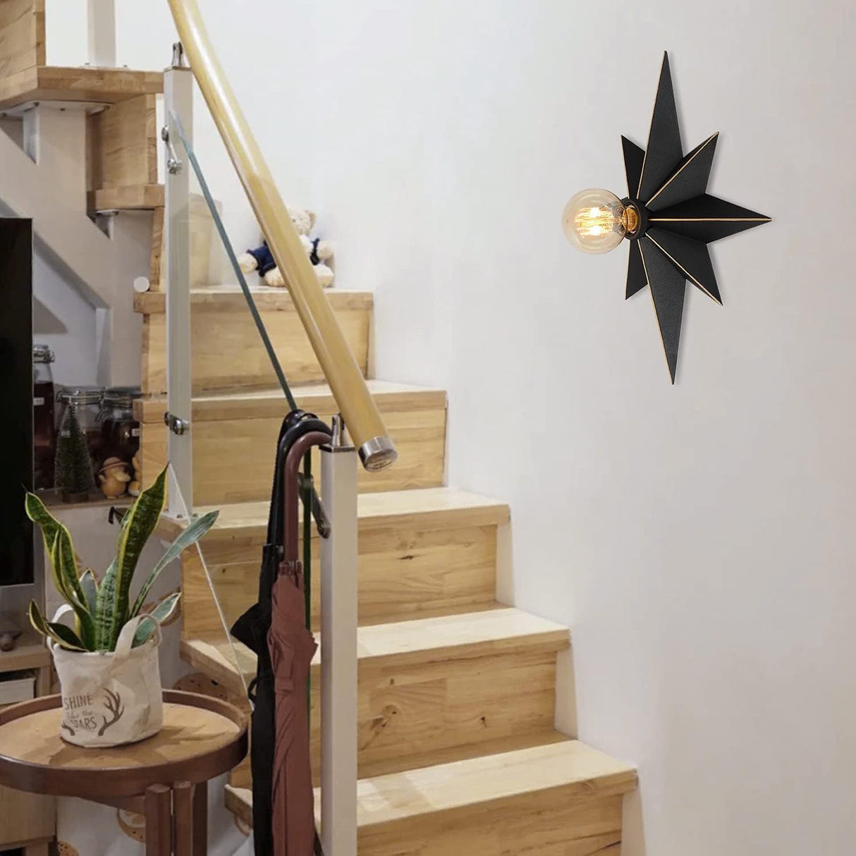 Flush Mount Industrial Ceiling Light