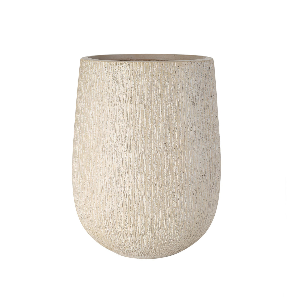 U_Style Egg-Shaped Lightweight MGO Outdoor Planter Set of 3