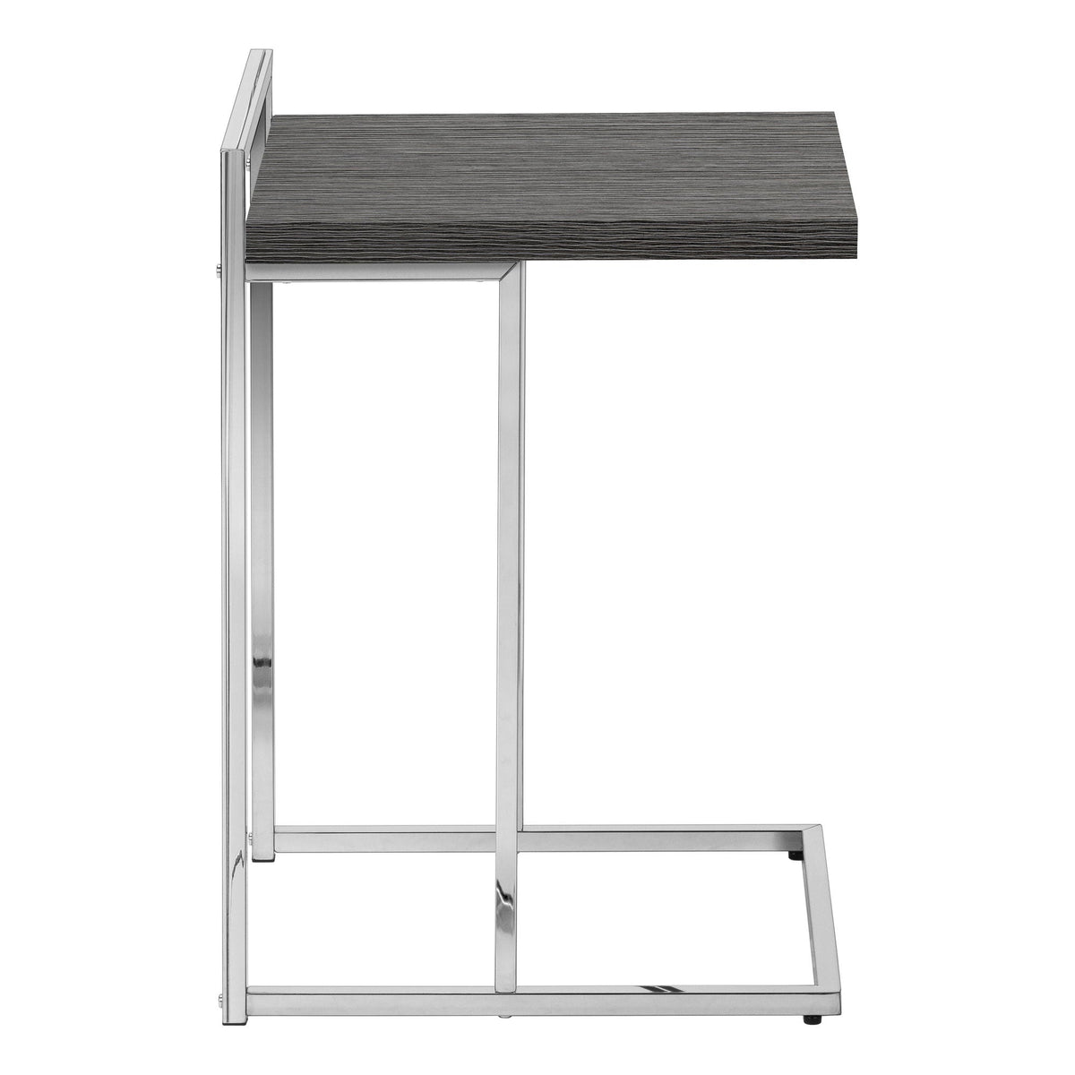 Accent Table, C-Shaped, Contemporary & Modern
