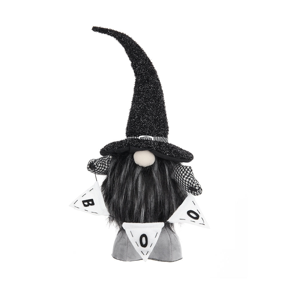20" Halloween “Boo” Banner Gnome by Bruce