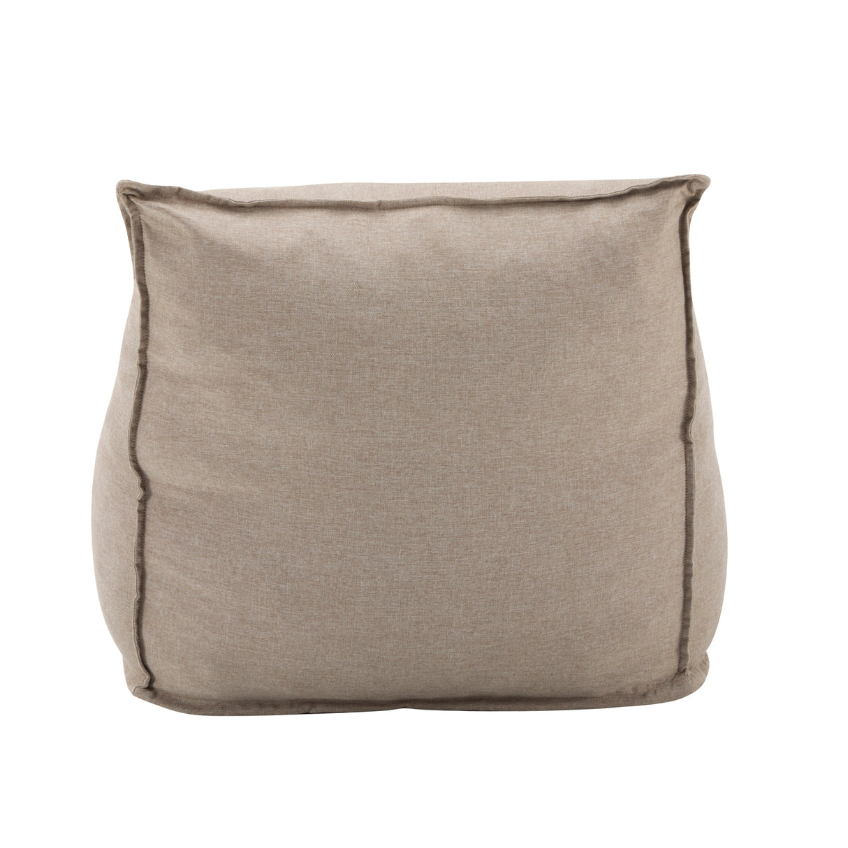 Perry Outdoor Bean Bag Lounge Chair Set of 2 in Beige