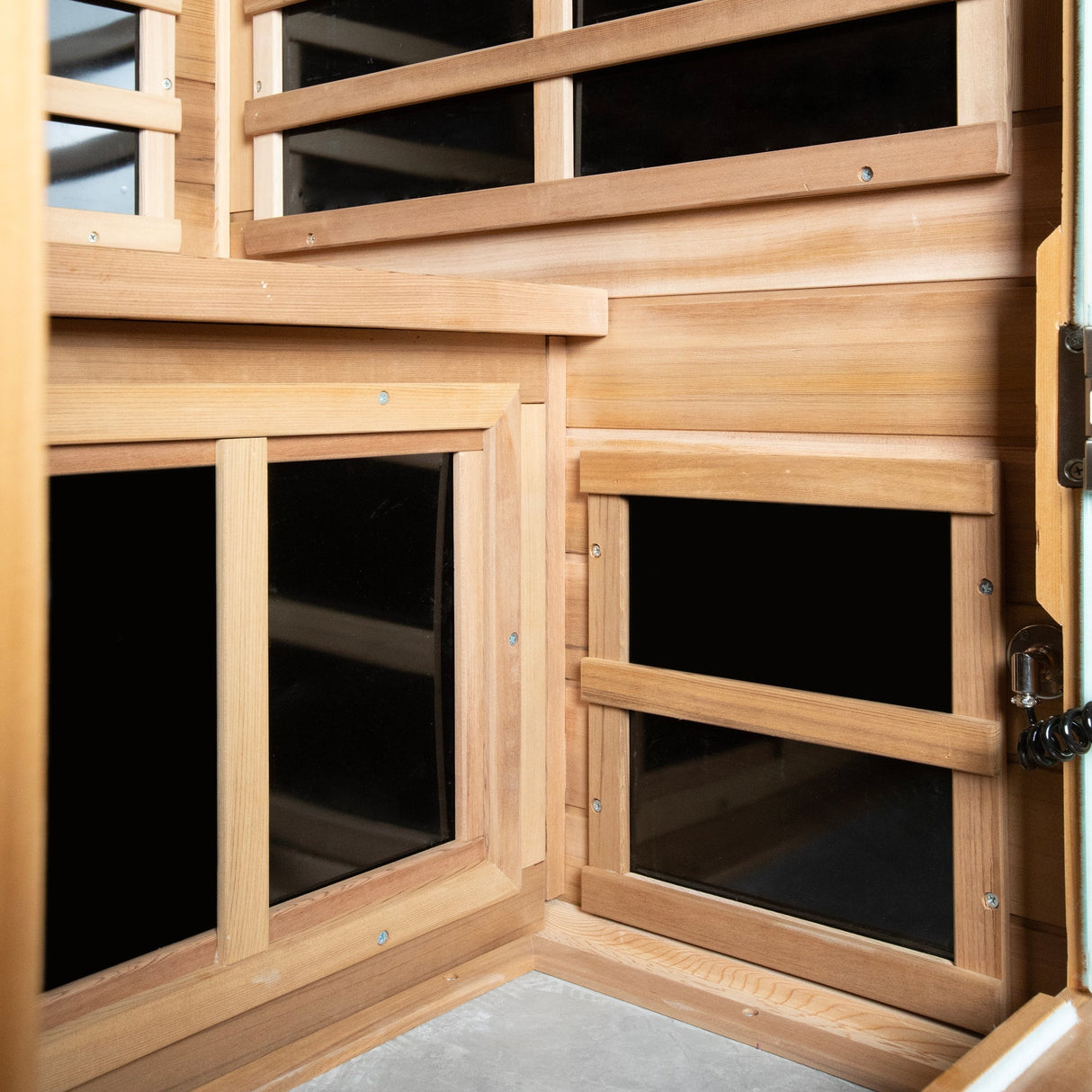 One person Far infrared red cedar standard indoor sauna room
