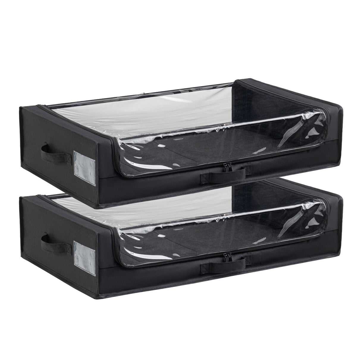 Set of 2 Under-Bed Rolling Storage Containers