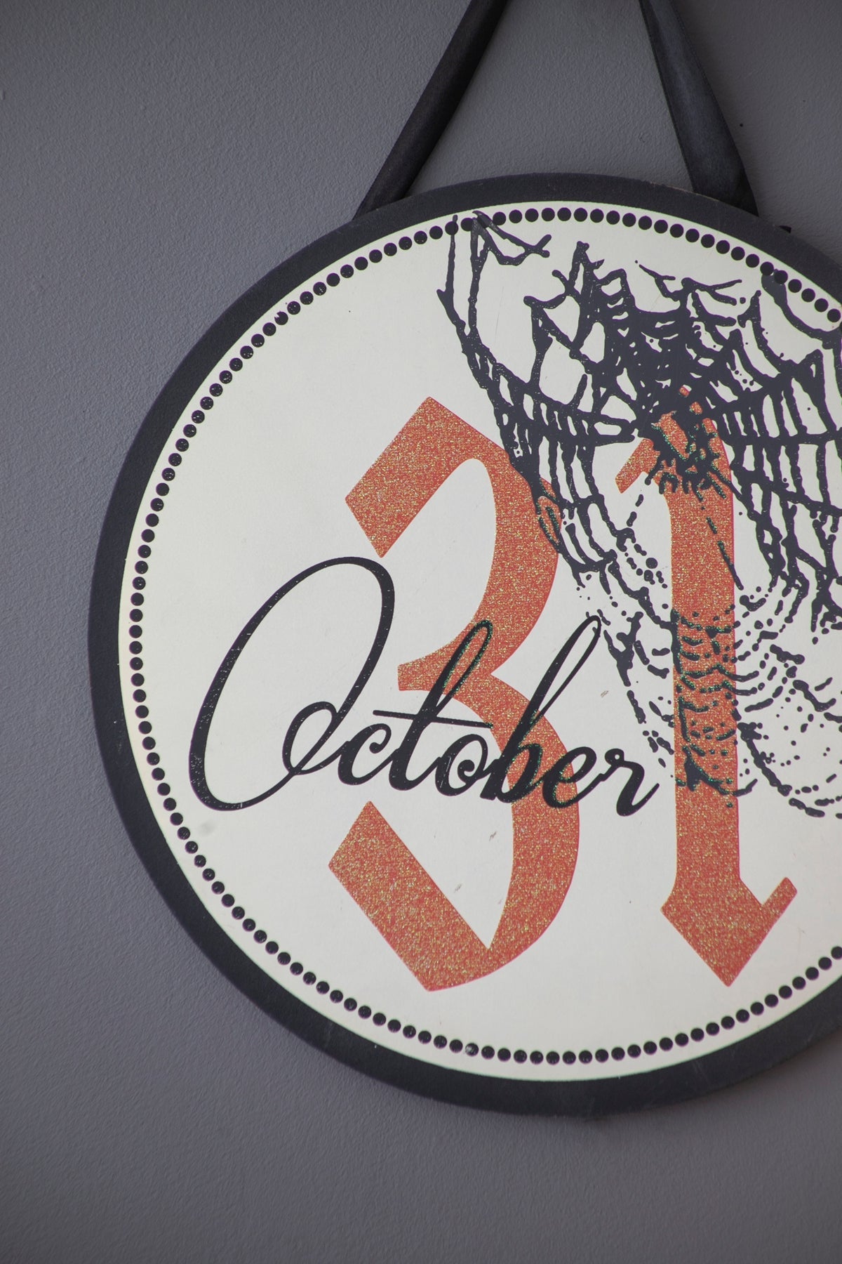Set of 2, 12x12" Halloween Circle Sign
